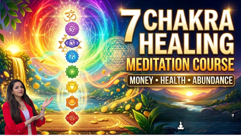 7 Chkra Healing Meadtion For Monye, Health, Abandances