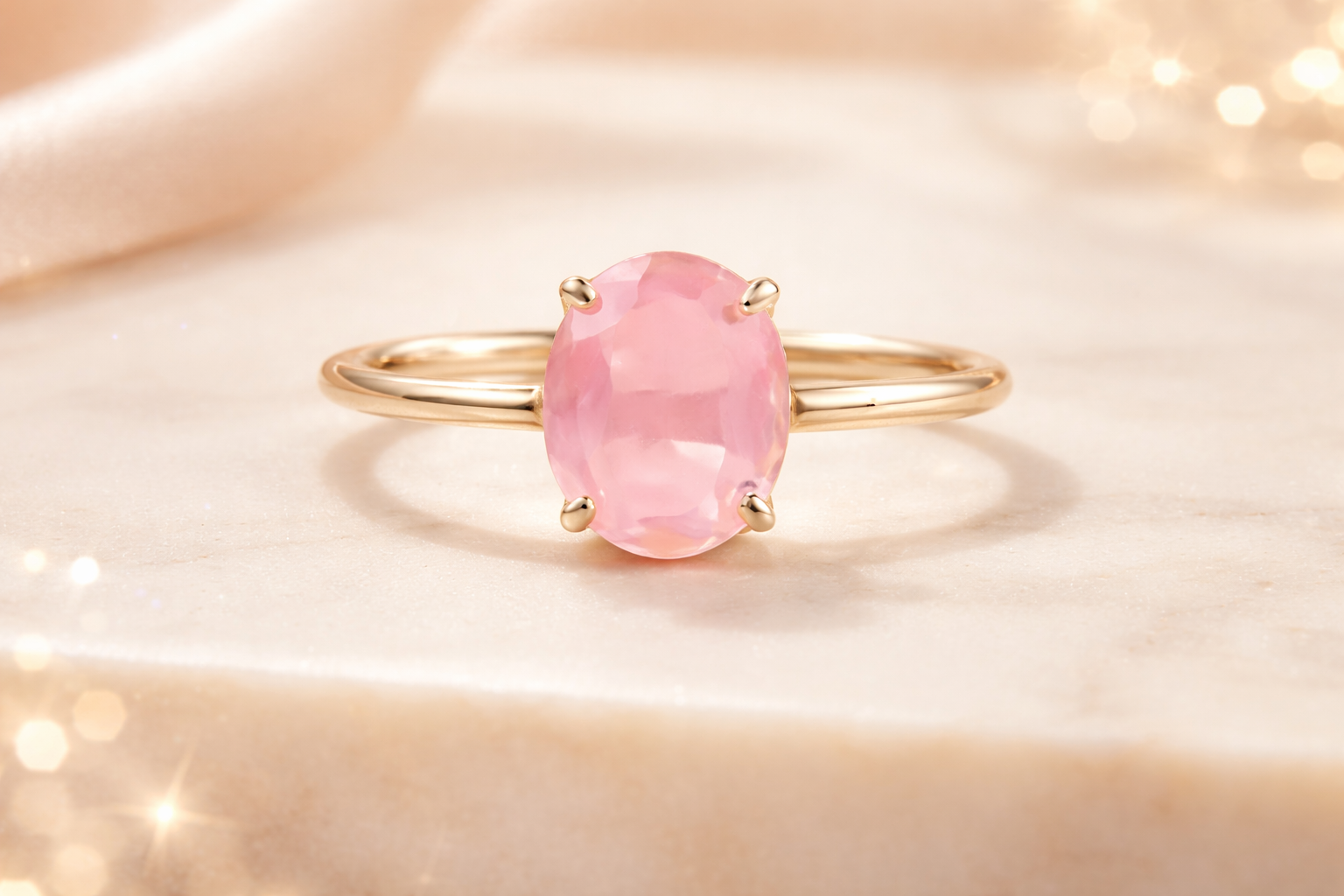 Rose Quartz Ring